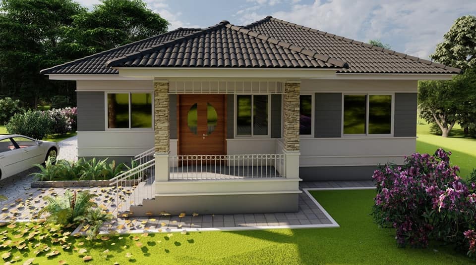 Modern 3 Bedroom Bungalow House