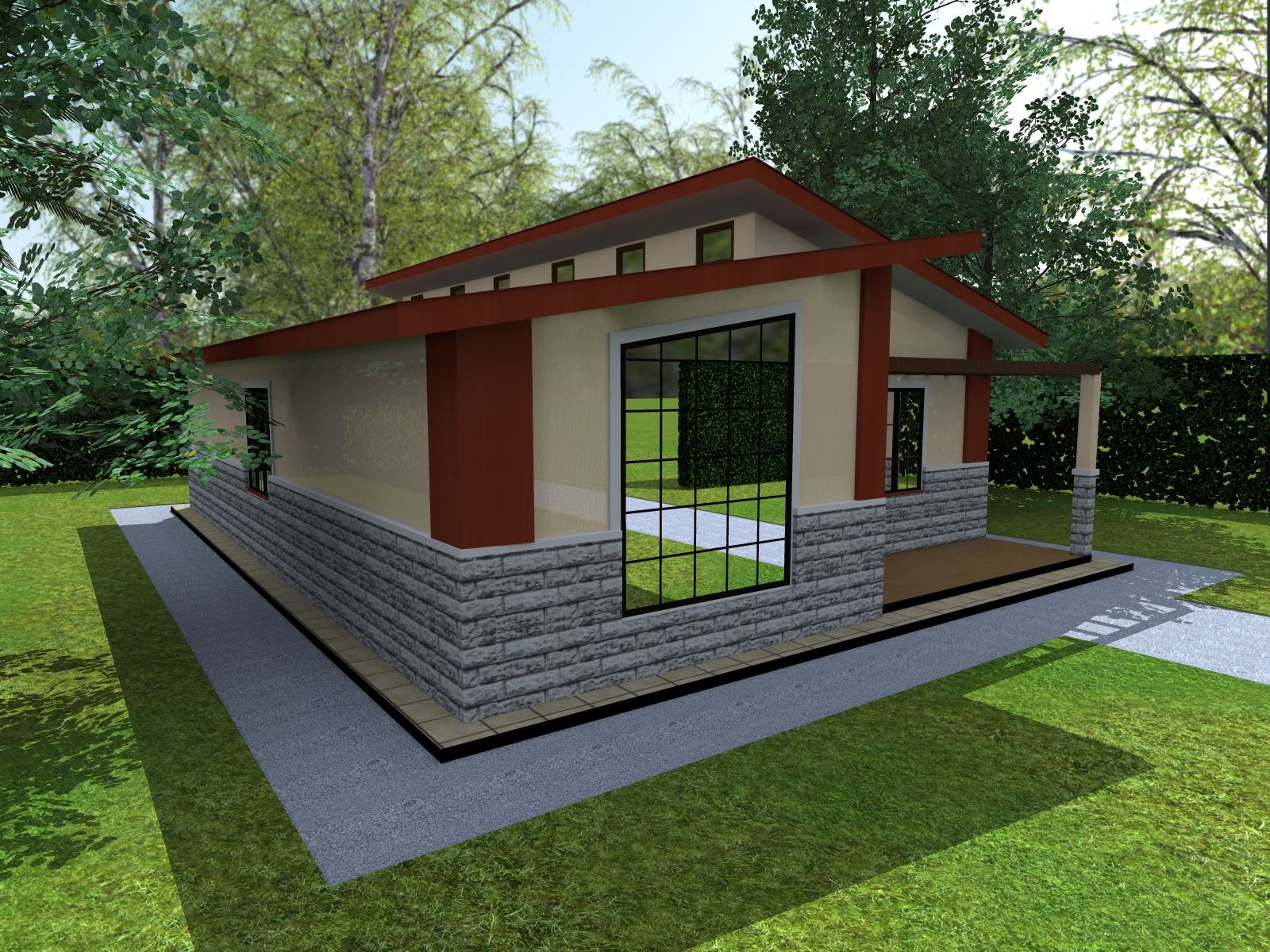 Modern 3 Bedroom Bungalow