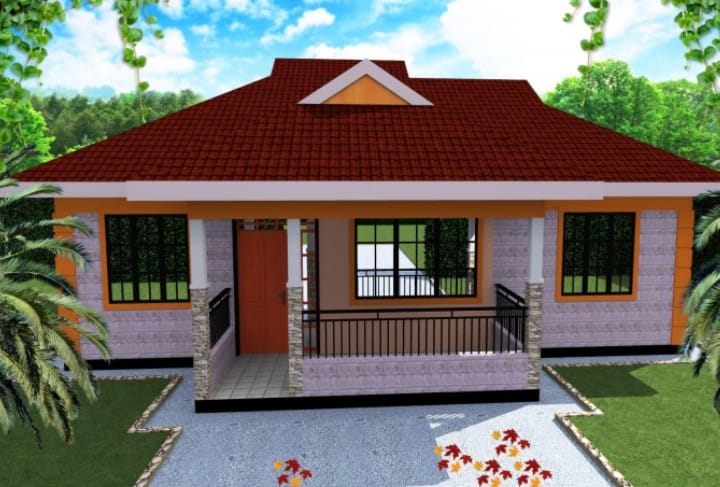 Modern 2 Bedroom Bungalow