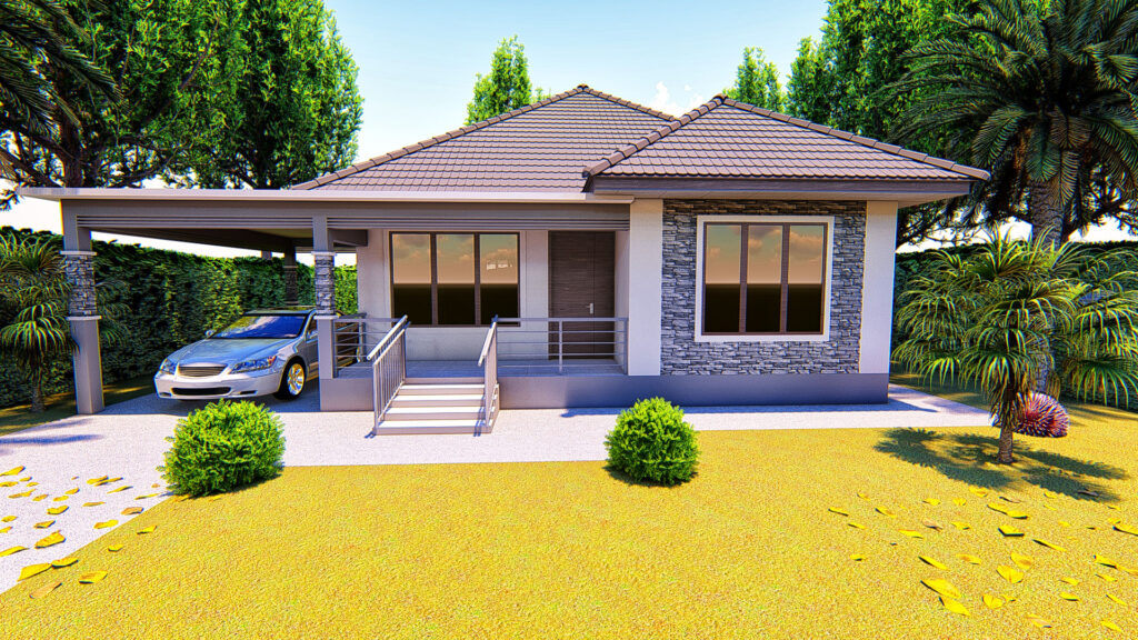 Elegant 3 bedroom house design