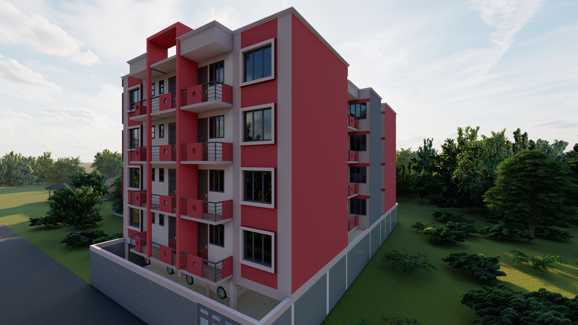5 Floor Residential Apartment