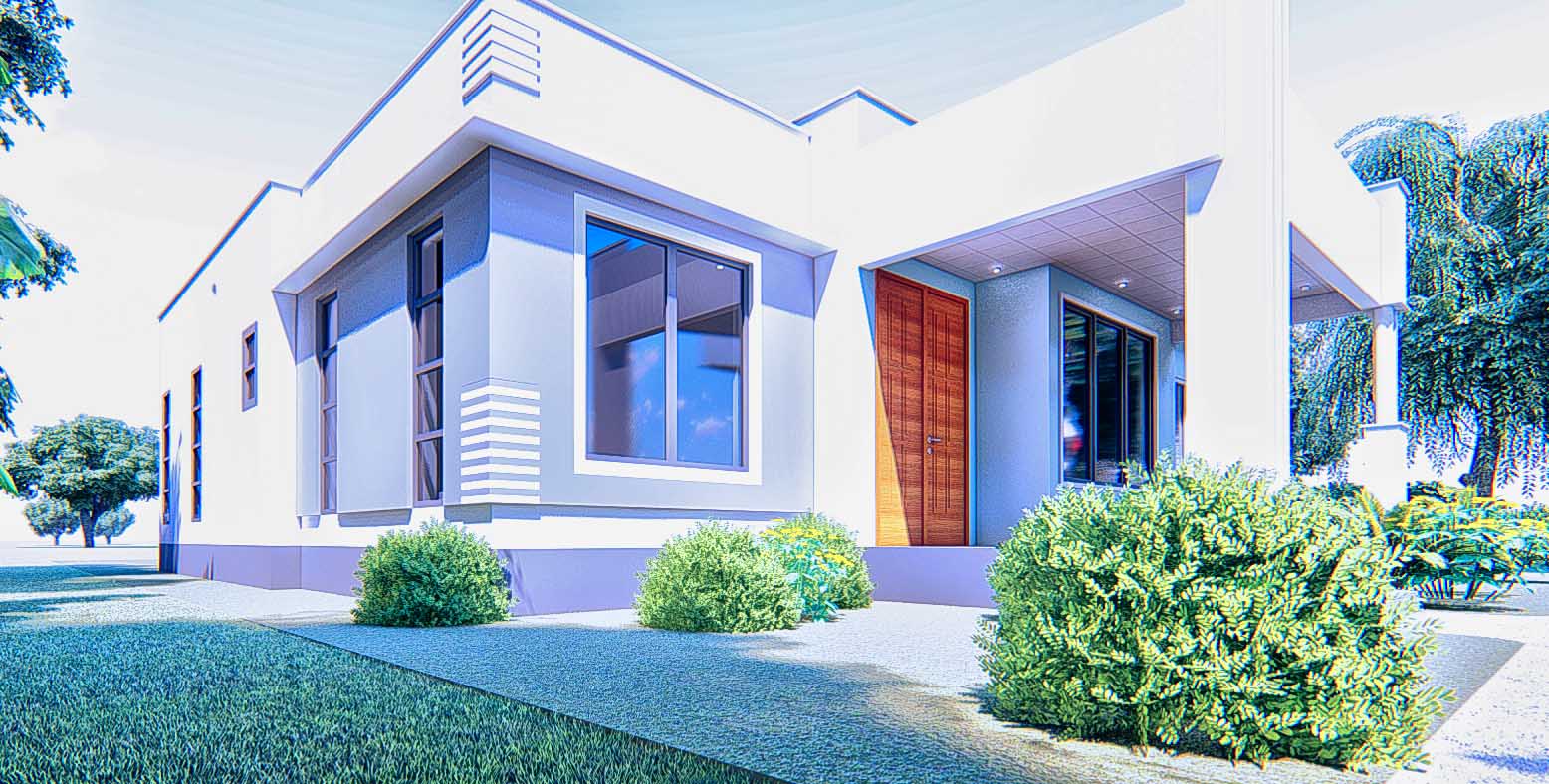 3 Bedroom Bungalow with Hidden Roof