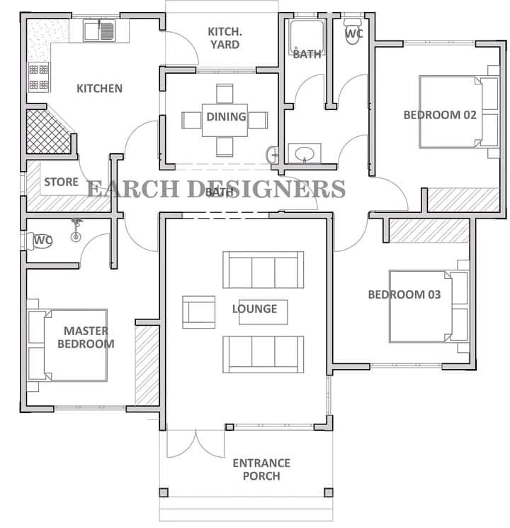 3 bedroom design